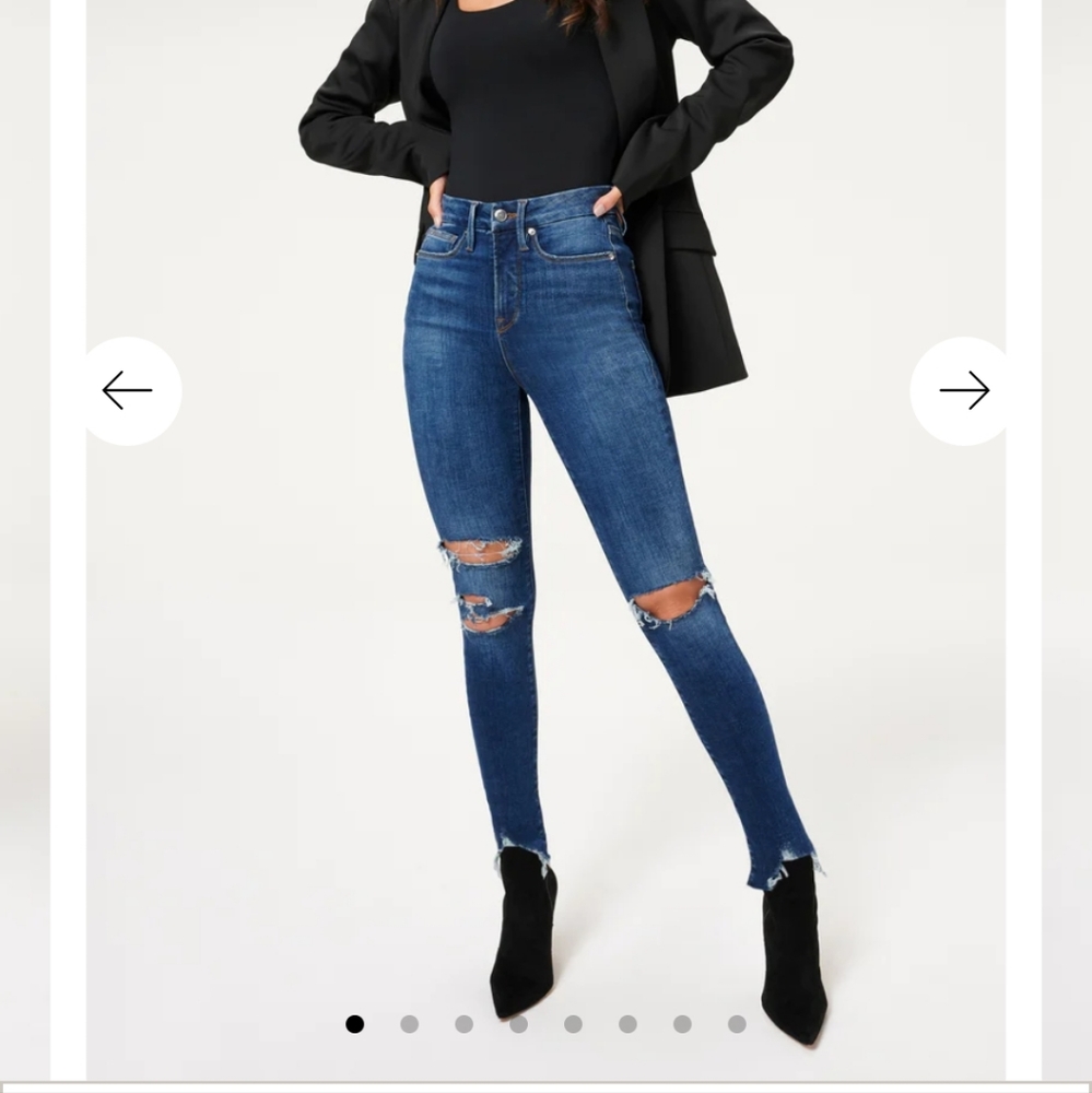 Good American Good Waist High Waisted jeans